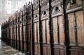 Деревянные панели хора. Собор Нотр-Дам де Сен-Бертран-де-Комменж, Франция