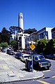 Coit Tower viewed from the street