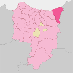 Location of Amejjaou in Driouch Province