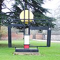 Sculpture construction: Crucifixion, homage to Mondrian, by Barbara Hepworth, United Kingdom (2007)