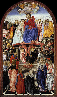 The Coronation of the Virgin, Francesco di Giorgio Martini, 1472-73, Pinacoteca Nazionale, Siena) Coronation of the Virgin Martini.jpg