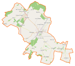 Mapa lokalizacyjna gminy Czempiń