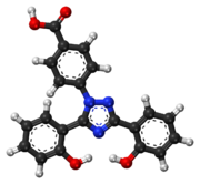 Deferasirox ball-and-stick model.png