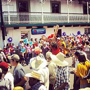 Viacrucis en Acatlán.