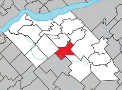 Location within Lotbinière RCM