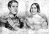 Pedro II of Brazil and Teresa Cristina of the Two Sicilies