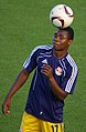 Felix Adjei als Spieler des österreichischen Fußballclubs Red Bull Juniors im August 2011, 001