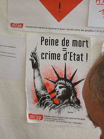 English: Death penalty = crime from the state,...