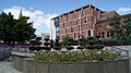 Carriageworks building viewed from Mandela Gardens