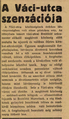 Korabeli újságcikk (Magyarság, 1927-10-09)