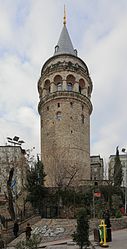 Кула Галата, позната и као Christea Turris (Христова кула на латинском језику), је била изграђена 1348. године[39] у Ђеновској колонији у Константинопољу.[40]