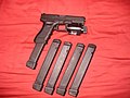 Glock G22 .40 cal, M6 lazer ekiyle birlikte