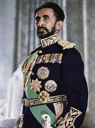 L'empereur Haïlé Sélassié en 1970.