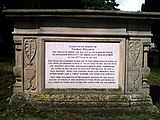 Thomas Helliker's tomb in St James' churchyard