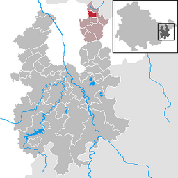 Läget för kommunen Hirschfeld i Landkreis Greiz