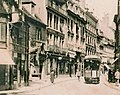 Eine Straßenbahn in der Grande-rue (1905),