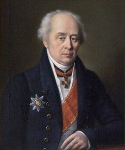 Kreivi C. E. Mannerheim, Józef Oleszkiewicz maalaus vuodelta 1825.