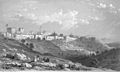 Estampa titulada "Jerusalén vista desde el Monte Sion", 1845.[10]​