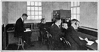 KDKA - Early studio - circa 1921.jpg