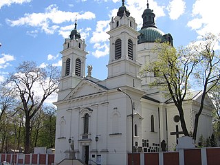 Warszawa − Kościół św. Boromeusza na Powązkach (tylko fasada)