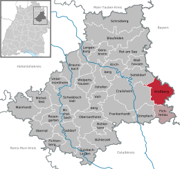 Kreßberg - Localizazion