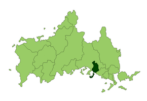 Poziția localității Kudamatsu