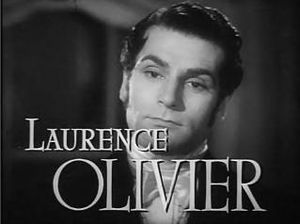 Cropped screenshot of Laurence Olivier from th...