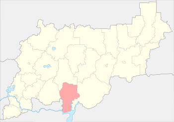 Кадыйский район на карте