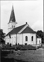 Kyrkan från sydöst, 1950.