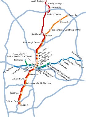 Imatge illustratiu de l'article Mètro d'Atlanta