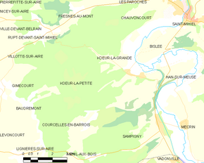 Poziția localității Kœur-la-Petite