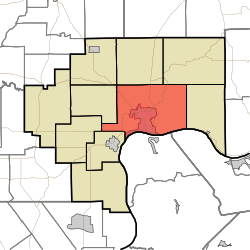 Location in Jefferson County