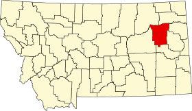 Localisation de Comté de McCone(McCone County)