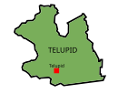 Map of Telupid District, Sabah 沙巴州特鲁必县地图