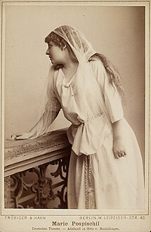 Maria Pospischil as Adelheid in Götz von Berlichingen