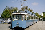 P形 1960年代に製造された小型2車体連接車。2022年現在は予備車のみが在籍する。