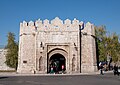 The main gate of the Niš Fortress situated along the Nišava river in the city of Niš, Serbia