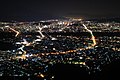 静岡市中心部の夜景。（2016年12月10日）