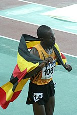 Der viertplatzierte Moses Ndiema Kipsiro