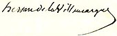 signature de Pierre Hersart de La Villemarqué