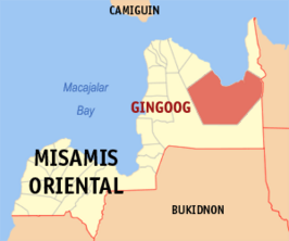 Kaart van Gingoog
