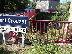 Pont sur le Sor à Pont Crouzet