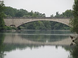 Bridge across the Rhône at Les Avenières