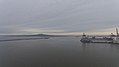 Puerto Montevideo, Uruguay, toma aérea