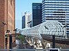 A new RandstadRail viaduct connects former train and tram tracks in The Hague.