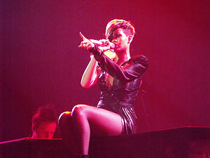 Rihanna in her Last Girl on Earth Tour