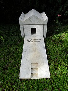 Rolf Keller (1930–1993) Architekt. Grab, Friedhof Enzenbühl, Zürich