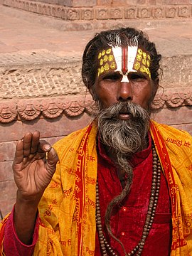 Sadhu in Orchha, Madhya Pradesh