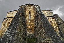 Romanesque cathedral of San Martino de Mondonedo (9th-11th centuries); first construction dates from the 6th-7th centuries San Martino de Mondonedo-Foz(Lugo).jpg