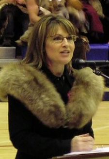 Gov. Palin in a fur coat